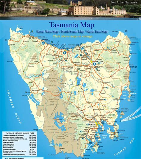 list of towns in tasmania.